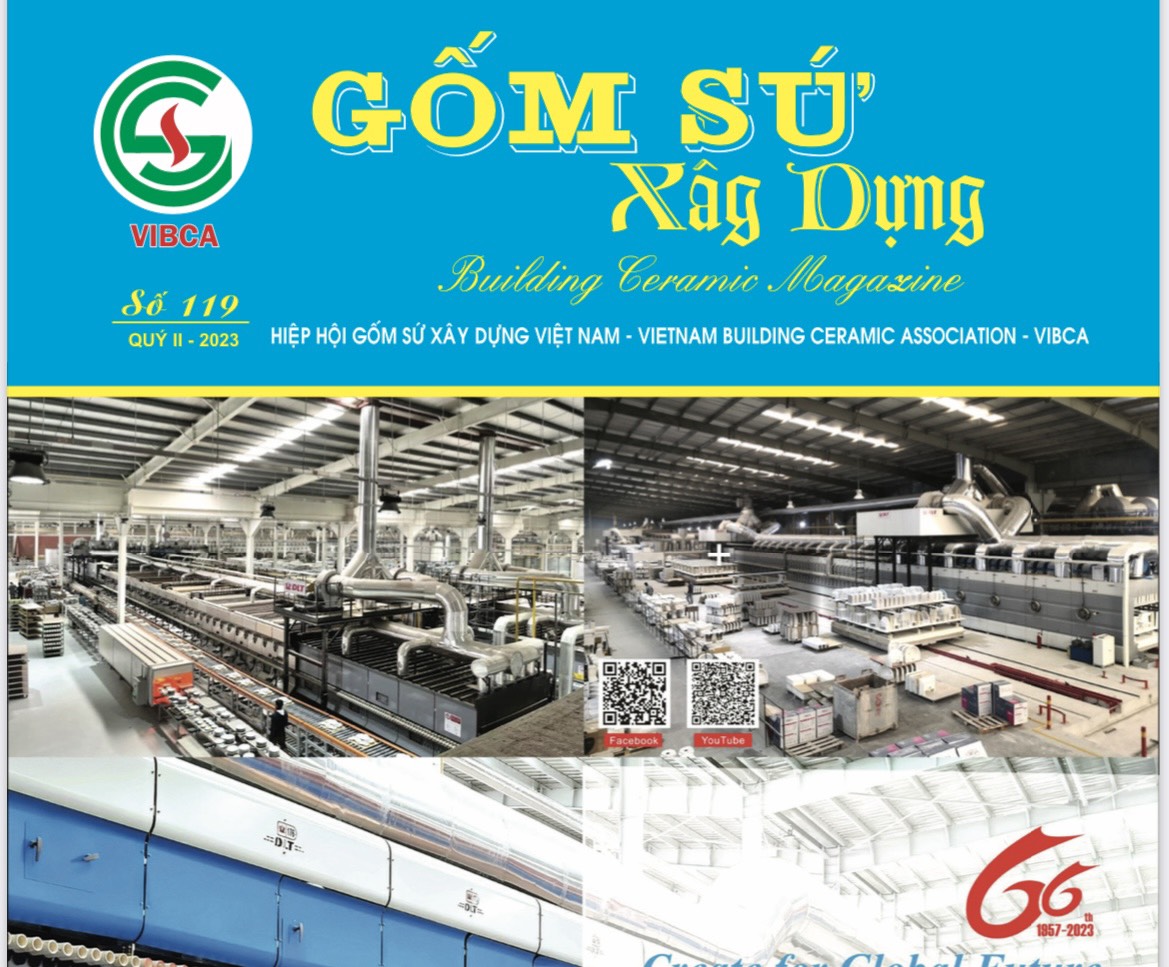 Tạp chí Gốm sứ xây dựng số 119 quý II năm 2023