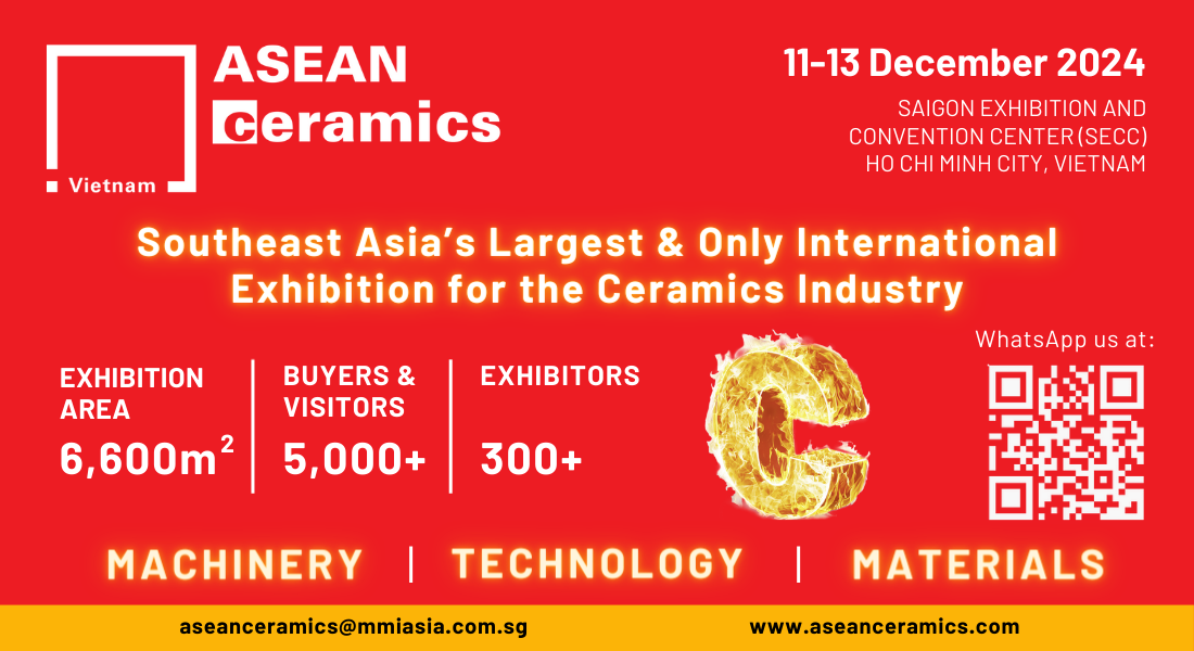 Triển lãm Asean Ceramics 2024 lần thứ 8 tại Hồ Chí Minh, Việt Nam