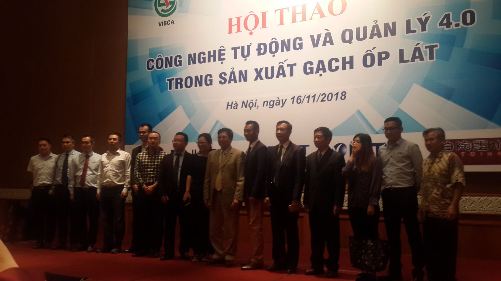 VIBCA tổ chức thành công hội thảo công nghệ và quản lý 40 trong sản xuất gạch ốp lát