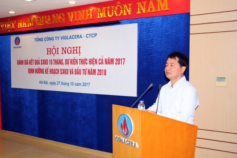 Viglacera hoàn thành vượt mức các chỉ tiêu chính của 2017 chỉ trong 10 tháng đầu năm