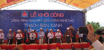 Khởi công xây dựng nhà máy Thạch Bàn xanh